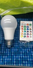 Bulb-Lamp Light-Bulb Remote-Control LED Home-Decor Smart E27 Bluetooth RGB with IR Indoor