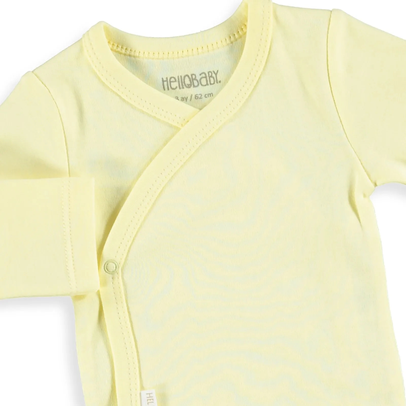 Ebebek HelloBaby Snaps детское летнее боди с длинными рукавами| |