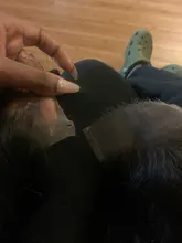 Extensiones de pelo humano Remy para mujeres negras, accesorio Invisible con cierre Frontal de malla HD, 5x5, encaje de encaje predespuntado