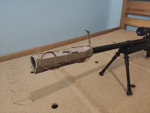 MAGORUI-funda protectora de nailon para caza, supresor de Mirage, cubierta térmica, silenciador, accesorios tácticos de tiro, 8,66 , 22cm