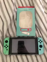 Carcasa desmontable de cristal transparante para Nintendo Switch, funda protectora ultradelgada para consola, protección de plástico duro para Switch