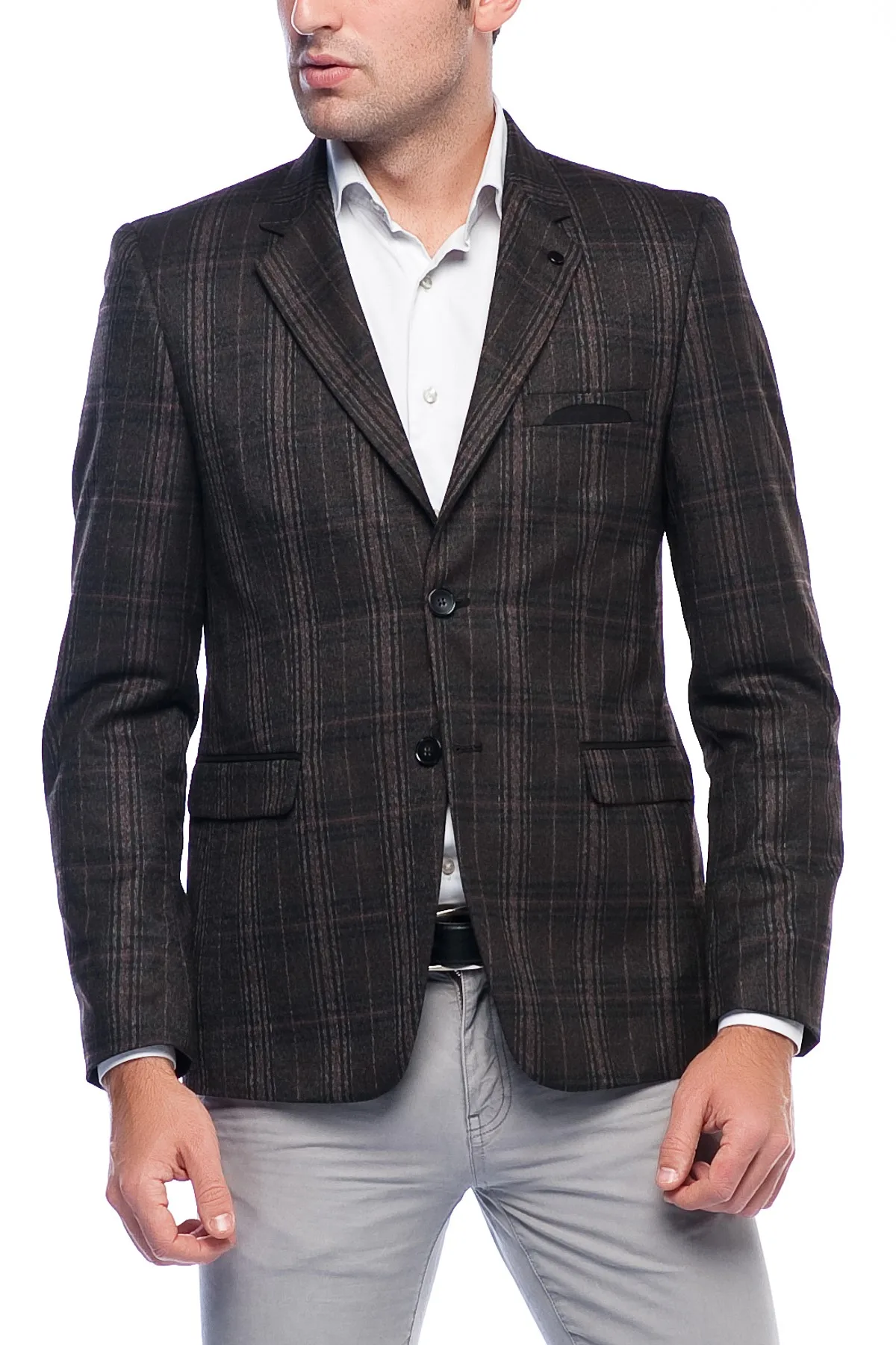 Dewberry Male Coffee Jacket-1015 Kesc7206. | Мужская одежда