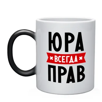 

Mug chameleon Yura is always right