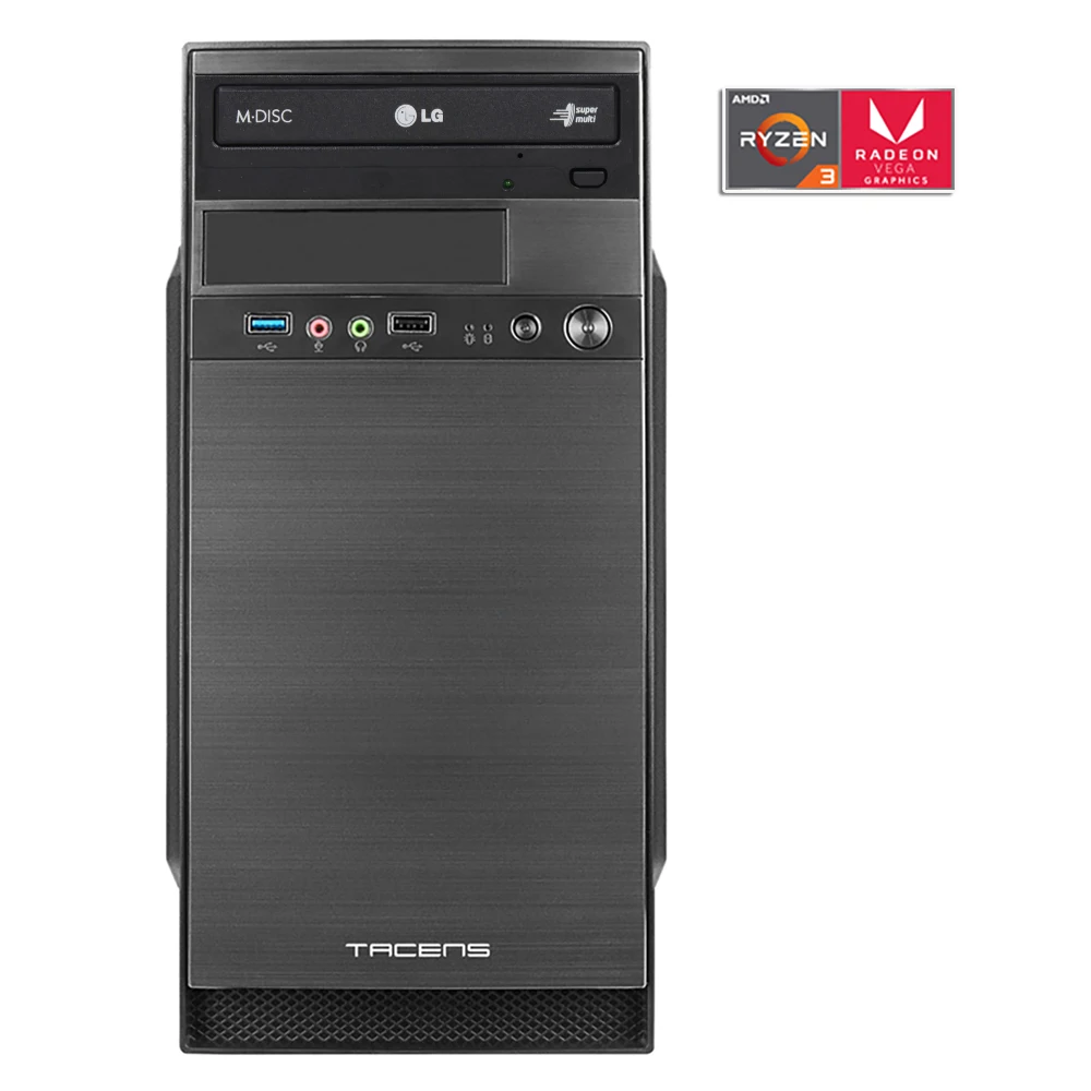 Ordenador Sobremesa PC AMD Ryzen 3 2200G DDR4 8GB 480GB SSD PC Sobremesa, USB 3.0, HDMI, juegos de mesa, placa base matx