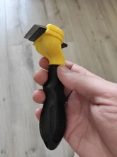 S M LYellow-cepillos de pelo para mascotas, para perro, gato, Animal PEQUEÑO, peine de aseo, cosquillas, cepillo de limpieza de piel, cortadora de pelo, herramientas Furmines