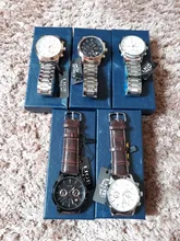 LIGE-Reloj ejecutivo de lujo para hombres, cronógrafo de cuarzo, con correa de cuero e indicador de fecha, estilo casual, a la moda, marca superior, con caja