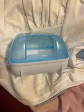 Hamster Bathroom Sauna Room Pet Small Animals Rabbit Chinchilla Toilets Cleaning L4MB