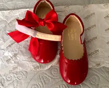 Sandalias de piel sintética transpirables con lazo para niñas, zapatos de verano para niños pequeños, 2020