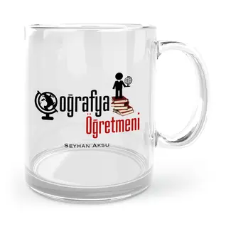

Personalized Geography Teacher Glass Mug Cup-2