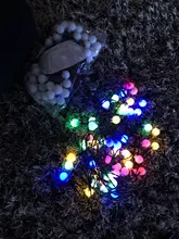 Lighting-Strings Lamp-Chain Christmas Led Outdoor Garden Waterproof Solar Multicolor/warm