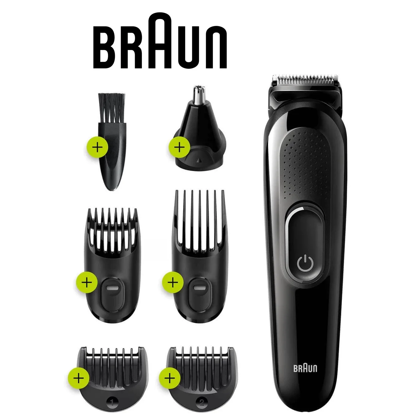 Оригинальный Braun 6 в 1 Mgk 3220 универсальный триммер для лица волос тела бороды ушей и