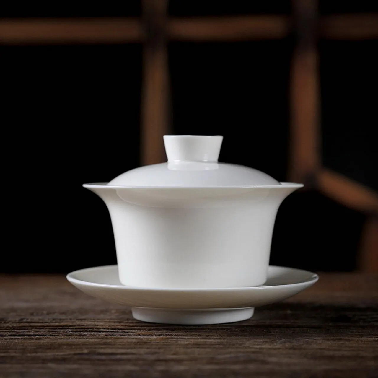 Большой белый чай Gongfu фарфор Gaiwan 200 мл 6 76 унций | Дом и сад