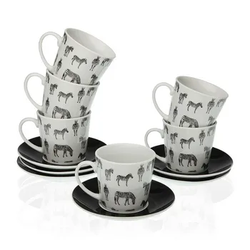 

Piece Coffee Cup Set Porcelain (12 Pieces)