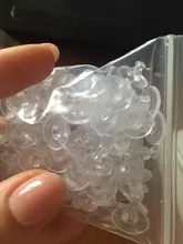 100 unids/pack sostenedores de pendientes tapones de tuerca de caucho de silicona pendiente espalda manga pendiente ganchos a granel cadenas para joyería de manualidades