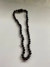 HAOHUPO-collar de ámbar Natural clásico para bebé, certificado de autenticidad, piedra de ámbar del Caribe auténtica, collar para niño, regalo para bebé, 14 colores