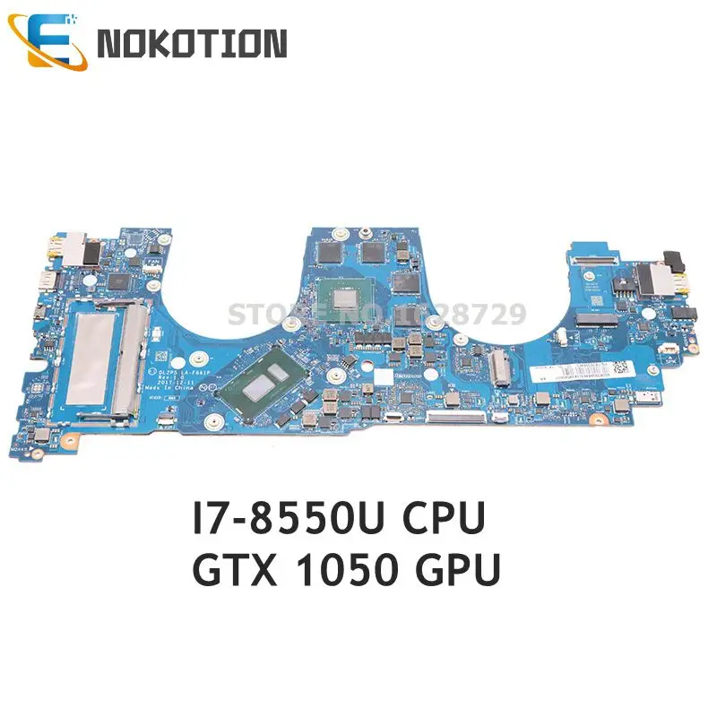 New NOKOTION For Lenovo yoga 730-15IKB 15.6 inch Laptop Motherboard DLZP5 LA-F661P 5B20Q96463 MAIN BOAR