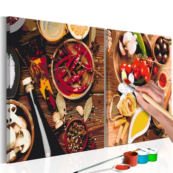 

DIY picture-colorful spices-80x40 cm