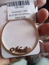 Nextvance-pendientes colgantes de acero inoxidable con nombre personalizado, pendientes largos para mujer, placa con nombre, estrella, Punk, regalo para fiesta