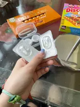 Easysmall de color azul hermoso alumno lentes de contacto cosméticos para los ojos artificiales alumno grado 2 unids/par receta miopía