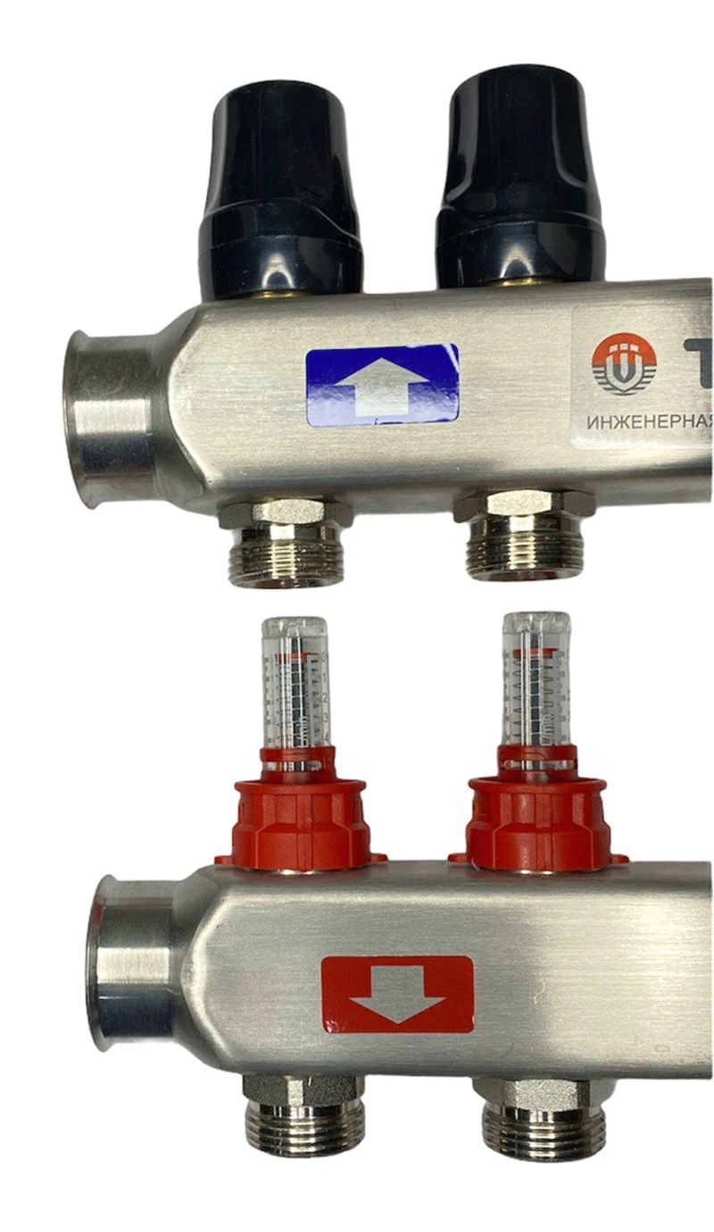 Рисунок 4 - Коллектор с расходомерами