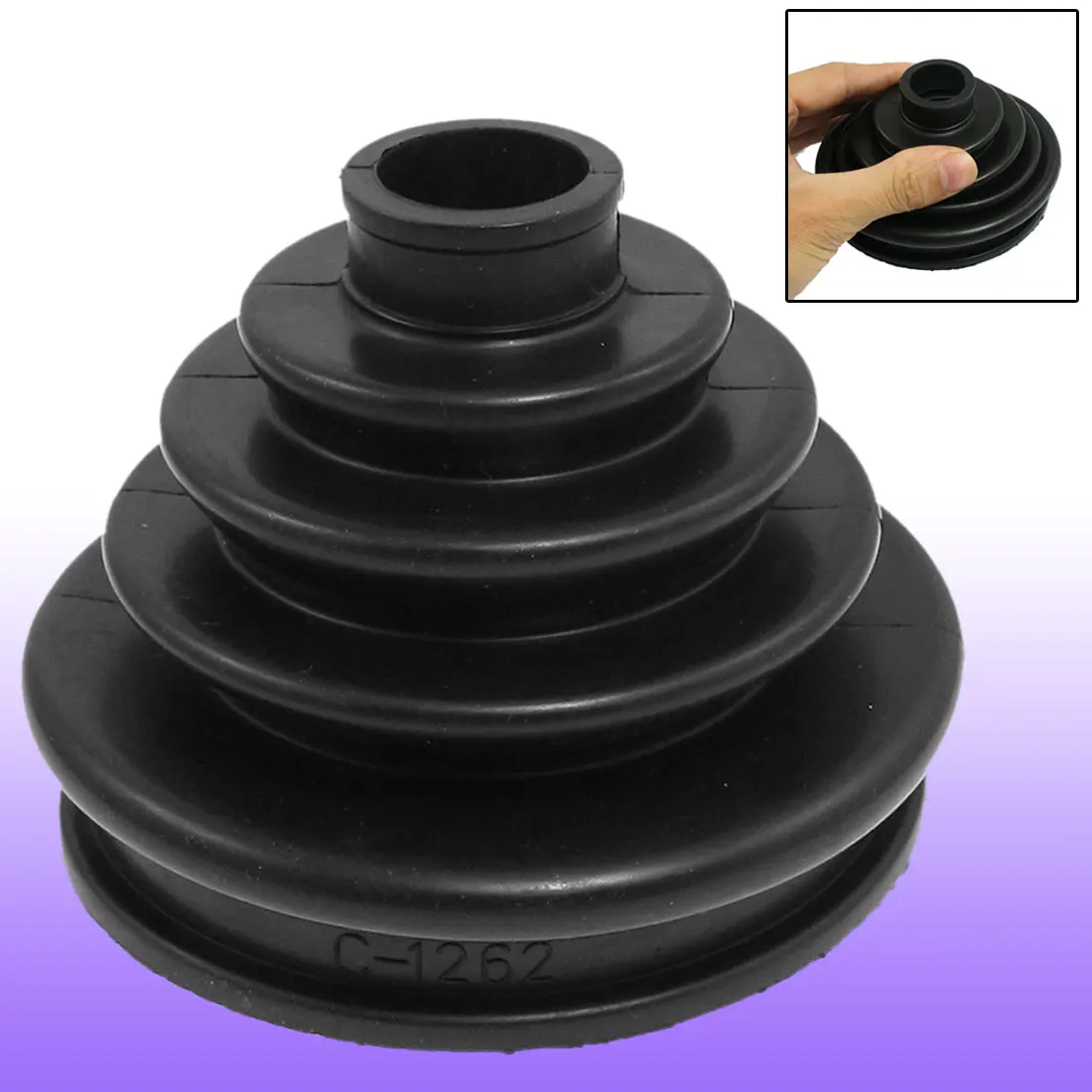 CV Boots Uxcell Outer CV Joint Boot Rubber Anti Dust Dirt-proof Axle Protective Cover for Volkswagen Passat B5