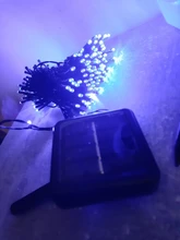 Festoon LED Christmas Fairy String Lights Outdoor Garden Solar Garland Lights Wedding