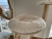 Fluffy Pet Dog Bed Soft Round Dog Long Plush Kennel For Dogs Washable Puppy Cat Bed Cushion