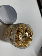 3g Oro de imitación plata hoja de cobre lentejuelas brillos de hoja de escamas hojas a granel papel de aluminio para dorado DIY decoración artística de uñas