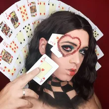 2 uds. De lentes de contacto de Color para Halloween, Cosplay de Anime, lentillas de ojos góticas, Manson de colores blanco, negro y rojo, lentes de contacto