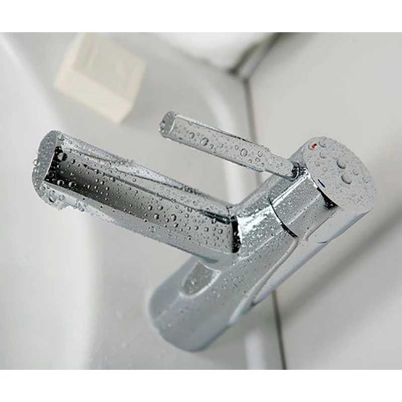 Смеситель для умывальника WasserKRAFT Main 4103 (Керамический картридж, гибкая подводка G1/2, латунь, хромоникелевое покрытие)