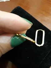 XIYANIKE 925 de plata esterlina coreano nuevo de moda O en forma de cuadrado pendientes de aro temperamento Simple encanto elegante, accesorios de la joyería