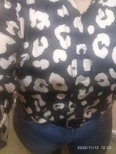 Satin Shirts Smock Loose Tops Blouse Casual Long-Sleeve Blusas Printing Women Vintage