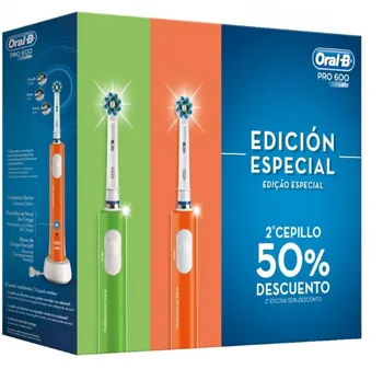 

Electric Toothbrush Oral-B PRO600 3D Violet Green Rechargeable battery