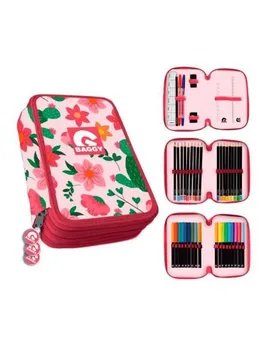 

CASE PLUMIER THREEFOLD FULL BAGGY PINK