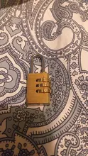 Padlock Combination-Lock Room-Suitcase Number Security-Tool Brass Mini 4-Digits Travel