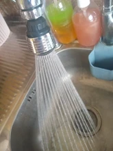 1PC 360 rotar grifo aireador de cocina difusor de agua de burbujas Filtro de ahorro de agua de la ducha boquilla grifo conector