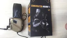 Earmuff-Use Walkie-Talkie Tactical-Headsets PTT Radio Airsoft Military with Standard-Shooting