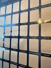 Decoración de la parte superior del hogar, póster de Anime rascador, lista de cubo de Anime, iconos artísticos prémium, gran regalo para los fanáticos del Anime, 100