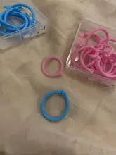 Anillo de plástico multifunción para álbum DIY, libro de hojas sueltas, carpeta, 3 tamaños