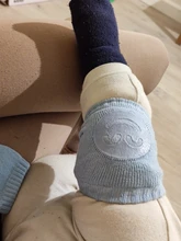 Coderas antideslizantes para niños pequeños, accesorios para bebés, rodilleras con sonrisa, Protector, rodillera de seguridad, calentador de piernas para niñas y niños