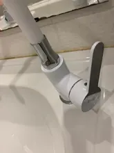 Kitchen Faucet FRAP Hot-Water White Flexible Taps Single-Handle Modern-Style Black-Color