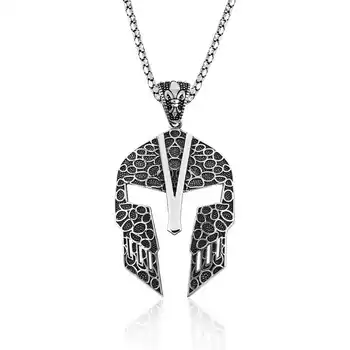 

Merve Silver 925 Sterling Silver Gladiator Men 'S Necklace