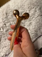 Rodillo masajeador 3D para estiramiento de la piel, herramienta de masaje Facial para estiramiento de la piel, arrugas, Bar360, giratoria, cara delgada Y con forma