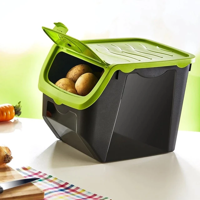 Onion & Garlic and Potato Smart Containers. Smart features, like