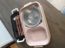 Fiambrera Bento de doble capa para estudiante, contenedor de almacenamiento de alimentos, para trabajo de oficina, microondas, calefacción, nuevo