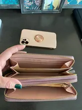 Female Purse Wallets-Card Double-Zipper Clutch Phone Long Woman Ladies Brand D-7929 Retro