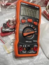 RICHMETERS-multímetro Digital RM113D, medidor de temperatura de voltaje de CA/CC, rango automático de 6000 recuentos