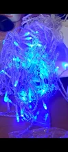 String Light Decorative-Light Led Curtain Christmas Garland 96leds Party Garden Outdoor