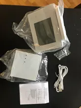 Beok-Controlador de temperatura inteligente, termostato con wifi inalámbrico alimentado por USB para caldera de gas que funciona con Alexa y Google Home