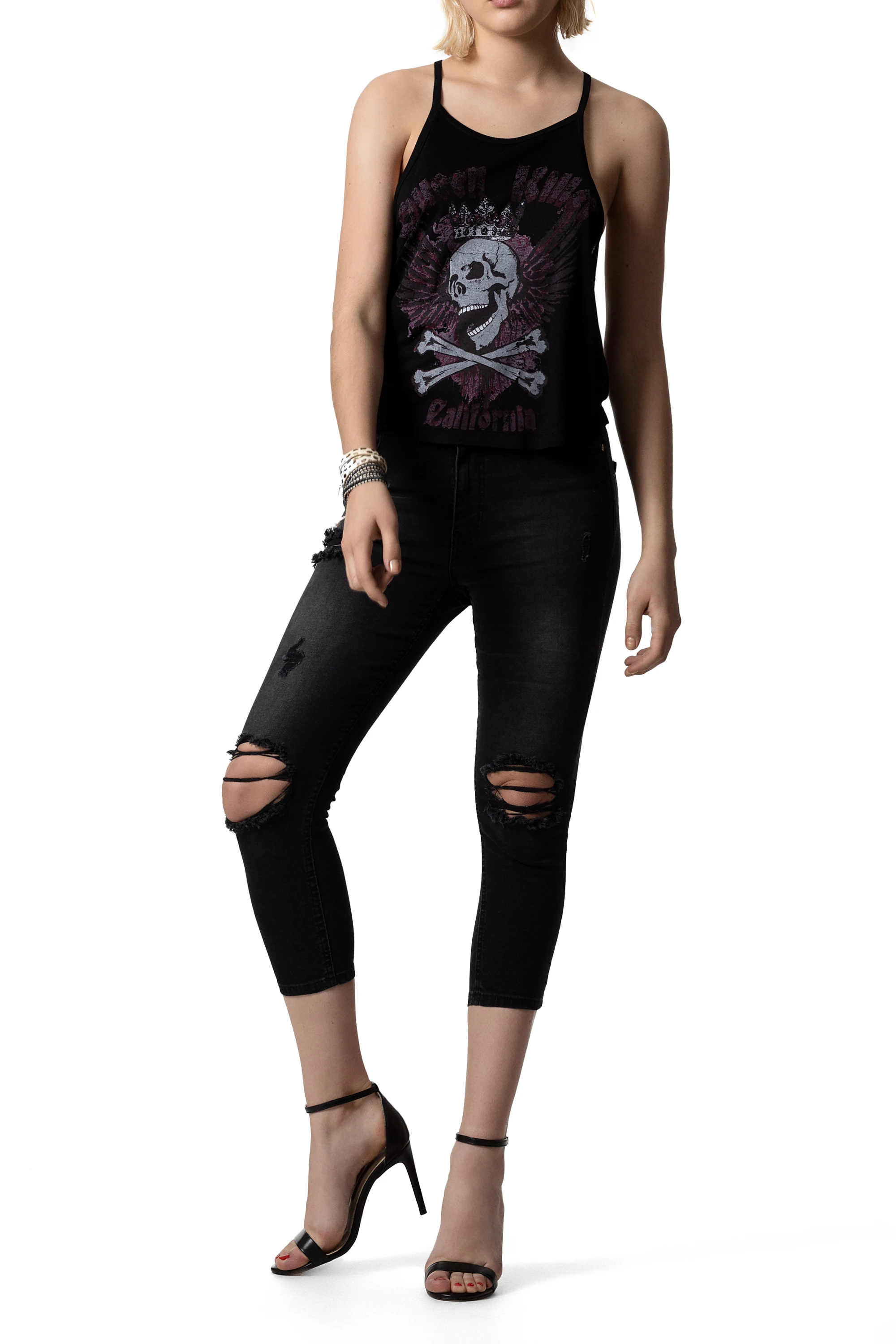 CUPIDO KILLER COLLECTION Adelaar Broek voor Vrouwen Zwart CK000143-0 CUPIDO KILLER COLLECTION Adelaar Broek voor Vrouwen Zwart CK000143-0